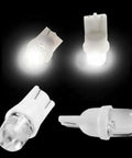 Fresh LED Interior Lighting Kit 11 Xenon White Bulbs T10 36mm Dome And License Plate Wedge Base Easy Drop In Spotlights Upgrade View DIY Project Save Cash No Tools Needed white LED wedge bulbs shown on black background