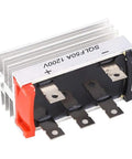 Rock Solid Three Phase Rectifier Bridge Module 50A 1200V High Power Diode with metal heatsink for solar inverters and welding.