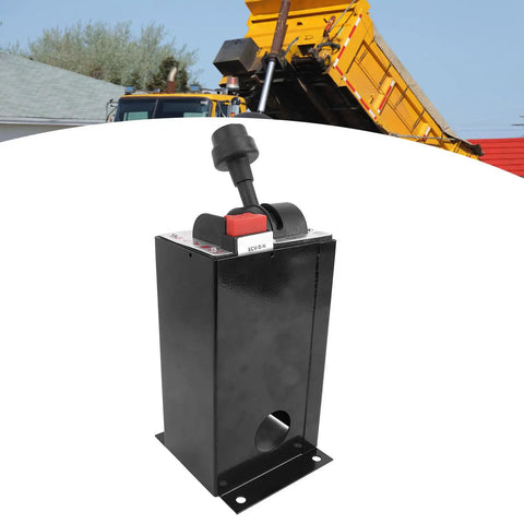 Beefed Up Dump Truck PTO Control Valve Kit With 6 Hole 4 Gear Slow Down Tipper Switch, High Strength Hydraulic System Control, Complete PTO Switch Kit With Installation Box, Air Line And Fittings For Reliable Dump Bed Operation