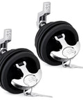Two Pack 2-1/2 Inch T Handle Boat Latches With Key Lock And 3 Inch Nylon Hatch Latches With Zinc Alloy Offset Cam Bar