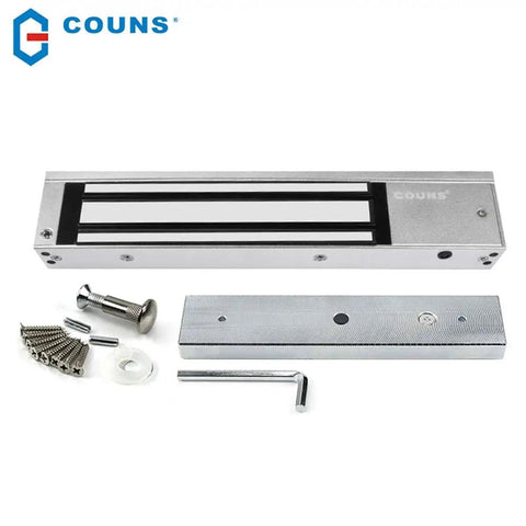 Single Door 12V 600lb Magnetic Lock For Access Control With Beefy Hold And Quiet Operation Waterproof Rustproof Electromagnetic Strike