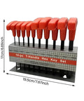 Top Notch Allen Wrenches Set Perfect For Home Repairs And Pro Projects With Super Ergonomic Handles For Easy Gripping And Heavy Duty Hex Key Kit That Really Hits The Spot. 10-piece T-handle metric hex key set, 2-10mm, metal
