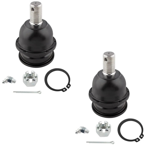 Front Suspension Kit For Nissan Frontier 1998 1999 2000 2001 2002 2003 2004 2.4L 2WD Pack Of 7 Includes Front Center Drag Links Upper And Lower Ball Joints Stabilizer Sway Bar Links For A Smooth Quiet Ride. Black ball joint kit with hardware