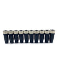 5 Pin A Code M12 Female Circular Connector IP67 Waterproof Straight Field Wireable Sensor Connector For PG7 Cable in row