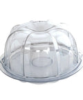 Deluxe Bundt Cake Keeper In Crystal Clear Plastic Keeps Cakes Fresh, Lid Locks For Easy Transport On The Go, Dishwasher Safe