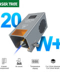 Front view of Real 20W Diode Laser Module For DIY Laser Engraver Cutter with precision engraving, dual cooling, airflow system.