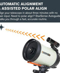 StarSense Autoguider For Computerized Telescopes With 3 Minute Auto Alignment attached to telescope, focus on lens and mount