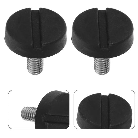 Adjustable Feet Levelers For Chairs Table Legs And Stools M6 Screw On Furniture Glides with metal and plastic components visible