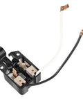 Heavy Duty Sump Pump Float Switch Replacement Compatible With Zoeller Series wiring components with connectors for sump pump systems.