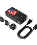 2200W Voltage Converter For 110V Appliances Europe To US Travel Adapter With EU UK AU US Plugs A Must Have For Hair Dryers