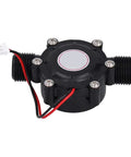 Close-up of Three Piece Hydroelectric Water Flow Generator Kit, 12V Mini Turbine Power Generator for off-grid use.