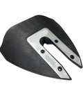 Whale Tail Hydrofoil Stabilizer for Boat Outboards 8 to 40 HP, black composite, bolt-on design, boosts stability and performance