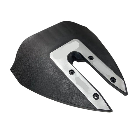 Whale Tail Hydrofoil Stabilizer for Boat Outboards 8 to 40 HP, black composite, bolt-on design, boosts stability and performance