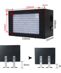 Badass LED UV Curing Lamp For 3D Printing And Resin Builds, sleek design with dimensions 310mm x 188mm x 151mm for efficient use.