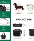 Front Dog Bike Basket For Small Pups Up To 11 Lbs Folding Pet Carrier instruction and size guide