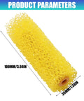 Pro Level Polyurethane Sponge Paint Roller Covers 10 Pack For Ultra Smooth Textured Walls Water Based And Oil Based Paints hardcore refill measuring 100 x 35 mm.