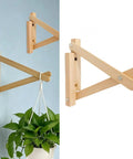 Heavy Duty Triangle Shelf Brackets For Wall Mount Wooden DIY Angle Brackets Corner Shelf Support Bedroom Space Saver Built For Tough Use Dope 20 cm Home Decor Solution