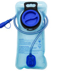 Hydration Bladder With Large Opening For Easy Fill, Leakproof Water Reservoir Bag, 2L Pack Included, Blue and Black Design