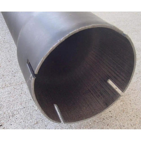 Close-up of the end of Heavy Duty Tractor Muffler Fits IH 766 966 Hydro 100 Tractors Interchangeable With 534545R1
