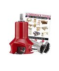 Tenon Cutter Kit For Log Furniture With One And A Half Inch Cutter And Forstner Bit One Half Inch Shank Dual Blades Build