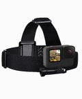 Head Strap Mount For Action Cameras Adjustable Helmet Mount For GoPro Hero 13 Through 1 Fusion And Osmo Action secured