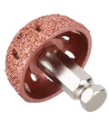 Badass 38mm Tire Buffer Wheel For Auto Grinder Tool With Coarse Grit Tungsten Alloy Grinding Head And Patch Roller, showing detailed grinding head.