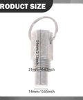 Heavy Duty Ladder Pull Pin Featuring Snap Tight Locking Design And No Sweat Quick Release Spring Plunger For Pro Shop Maintenance and Dependable Equipment Setup Style C with size measurements.