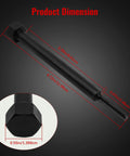 Pro Grade Glow Plug Bore Reamer Tool For Duramax Diesel Engines 6.6L 3.0L 2.8L L5P LM2 LWN LZ0 dimensions illustration