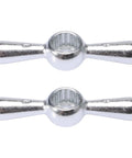 Broach Sillcock Tee Hose Bibb Replacement Handle Set 2 Pack For Outdoor Faucets 12 Broach Point Easy Water Flow Control No Rust Durable DIY Faucet Fix