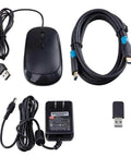 Accessories for 4K 30fps 8MP Microscope Camera With BSI CMOS Sensor, HDMI, LAN And WiFi, includes cables and adapters
