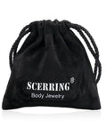 4 Pairs 16G One Quarter Inch Stainless Steel Polished Ball Barbell Earrings For Helix Cartilage Tragus And Lobe Piercings Men Women Hypoallergenic Rust Resistant No Nickel 3mm 4mm 5mm 6mm Silver in black SCERRING body jewelry pouch
