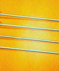 Half Inch By Thirty Inch Screw Anchor Set With Four Inch Helix Pack Of Four Galvanized Anchors For Storage Buildings top view