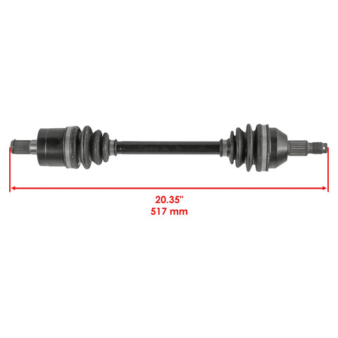 Rear Right Complete CV Joint Axle For Honda Rancher 420 TRX420FA TRX420FPA 4x4 AT EPS 2009 2014, 20.35 in