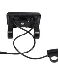 Rear view of Electric Bike LCD Display SW900 24V 36V 48V 60V 5 Pin Ebikes Display Meter Control Panel with cables and connector