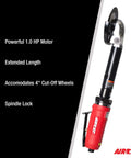 Heavy Duty Workhorse 4 Inch Extended Inside Cut Off Tool With 14000 RPM Spindle Lock Ergonomic Grip And No Stall 1 HP Motor