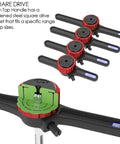 Tap Handle Set For Hand Tapping On Milling Machines With Tap Guide Compatibility And Low Profile Design Keeping The Tap Close