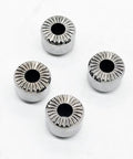 Heavy Duty Tungsten Steel Conductive Block For Wire EDM Machines High Density Low Impurities Silver Finish Diameter 24.5 Mm Height 20 Mm Inner Diameter 10 Mm Model M009 X056C432H01 Fit For Power Feed Contact CNC Cutter on display