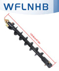 Heavy Duty 6 Inch By 48 Inch Earth Auger Replacement For Column Hole Excavation With 2 Inch Hex Connect and reinforced steel design