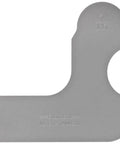 Stainless Steel Radius Gauge Inch 7/16 Radius With Satin Finish Rust And Stain Resistant Five Gaging Surfaces For Convex And Concave Radii