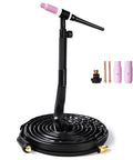 Air Cooled TIG Torch 150A Lift TIG with WP17V Plug 13 Foot Cable 10 25mm Plug Connector Argon Ready Welding Torch Kit