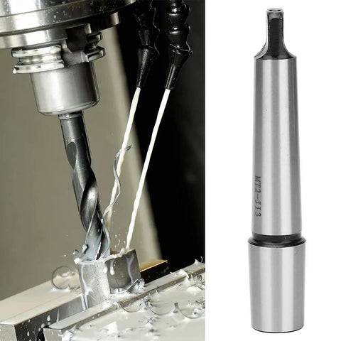Tough As Nails MT2 To JT3 Arbor Adapter Self Tightening Drill Chuck for drill press with manganese steel construction.