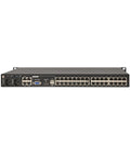 Heavy Duty 32 Port Rack Mount Kvm Over Ip Switch front view showing HDMI and VGA outputs, designed for remote server control.