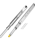 Beefy Heavy Duty 24 Inch Drawer Slides Pair With Locking 250 Lb Capacity Side Mount Ball Bearing Full Extension 3 Fold Rails