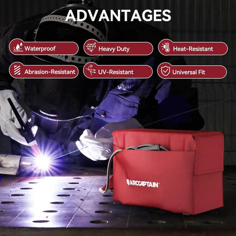 Waterproof Welder Cover, Protective Dust Shield For Welding Machines, Reusable Foldable Dust Cover, 20 x 14.17 x 8 Inches