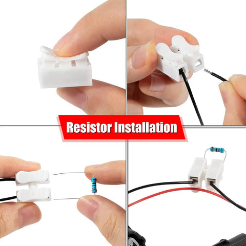Resistor installation for Honda VCM Disable Kit Harness For 3.5L V6 Engines That Fits Pilot Accord Ridgeline Odyssey And Acura SUVs