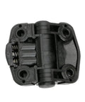 Cl195 Plastic Hinge Adjustable Torque Multi Point Positioning Door Hinge Black 1 Piece for cabinets and doors