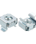 Pro Grade M8 X 1.25 Mm Snap In Cage Nuts Five Pack Zinc Plated Carbon Steel Heavy Duty close-up view