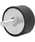 Anti Vibration Rubber Bobbin Mount For Heavy Machinery Fitness Gear And Automotive Use NR SBR Material VE40x30 M8x23 on threaded bolt