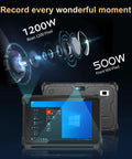 Built Like A Tank Ip68 Waterproof Rugged Tablet Showcasing A Roomy 10 1 Inch Display Running Windows 11 Pro With A Badass Intel Core Chipset For Heavy Duty Jobs Flows Smooth, highlighting 1200W rear camera and 500W front camera.