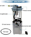 Top Notch Electric Fuel Pump Replacement For 2004 2005 2006 Chevy Silverado 1500 Crew Cab showing components and sensors